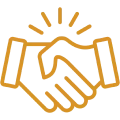 Business agreement symbol